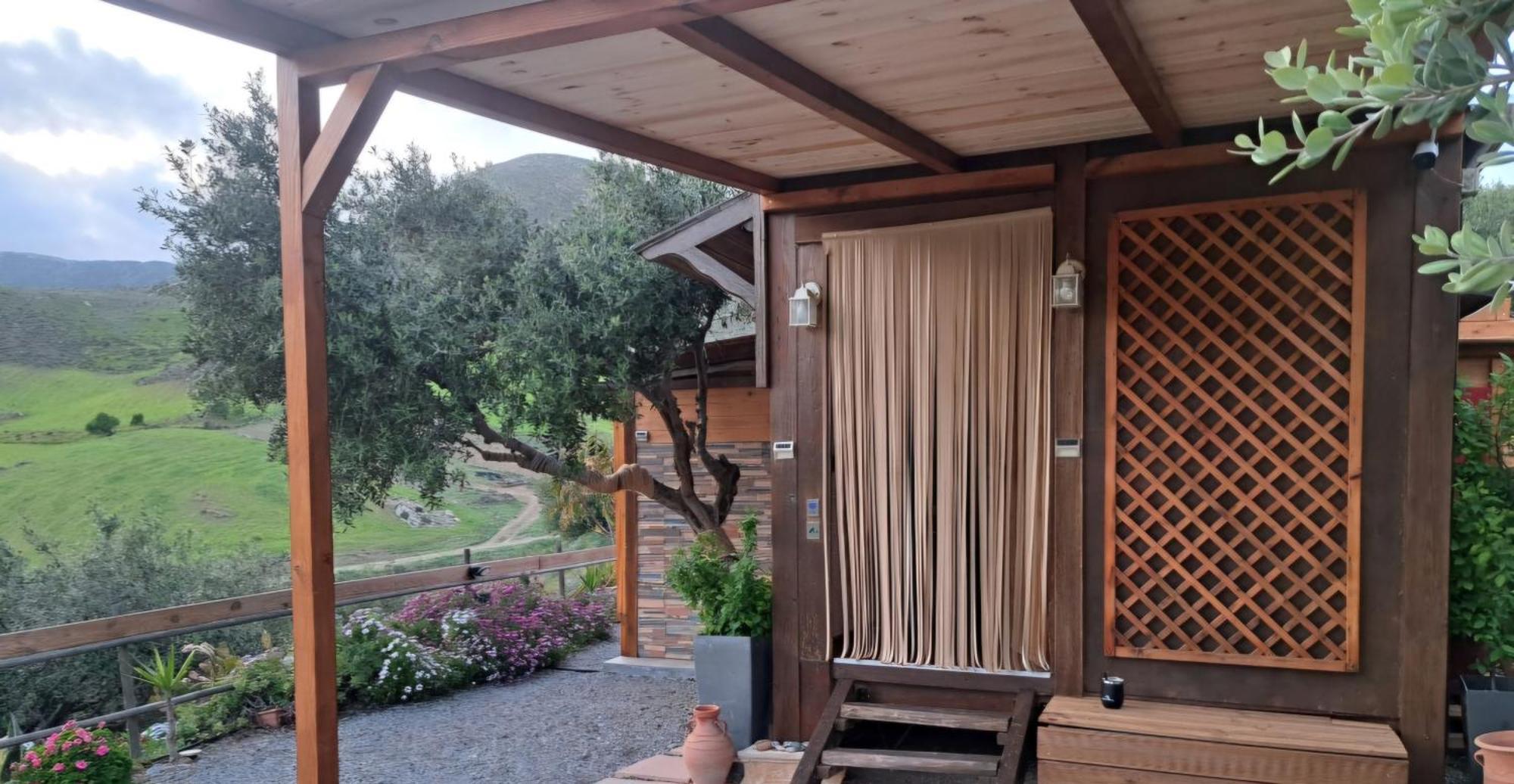 Гостьовий будинок Wooden House At The Mountain-Private Paranimfoi Екстер'єр фото